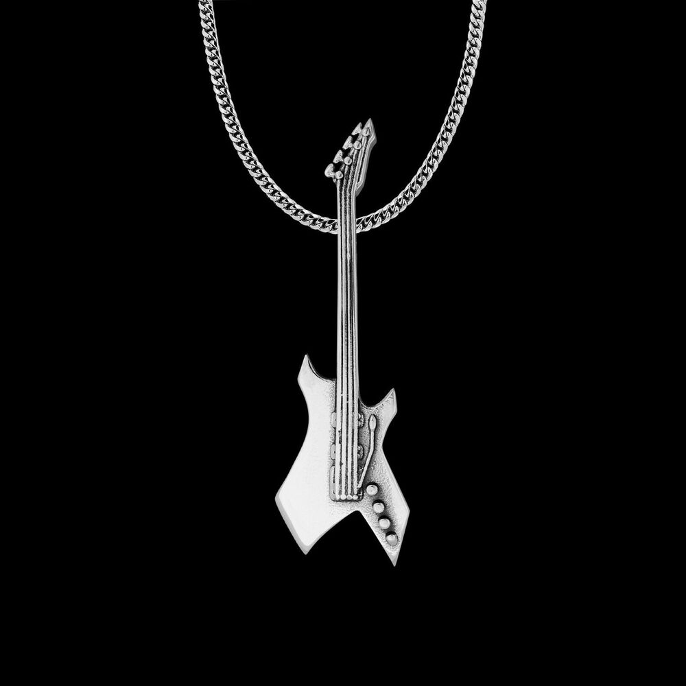 Guitar Pendant - Stranger Eddie Things Munson Guitar Pendant - BCRich Guitar...